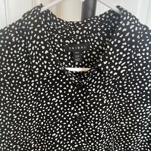 Tribal Black & White long sleeve tunic